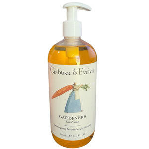 Crabtree &‎ Evelyn Gardeners Hand Soap Full Size 16.9 oz New
